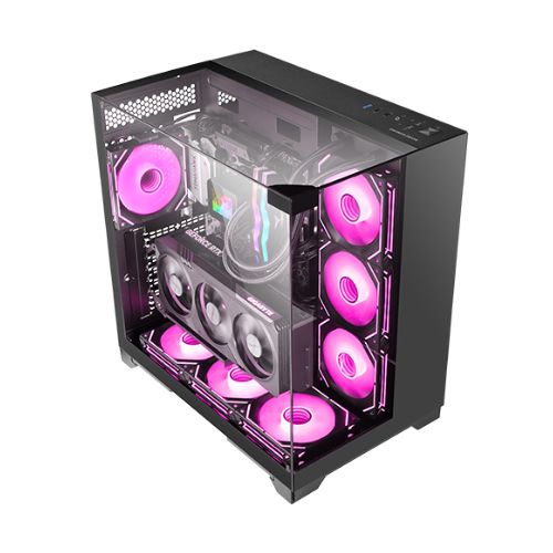 CASE MARS GAMING MC-VISION BLACK ARGB